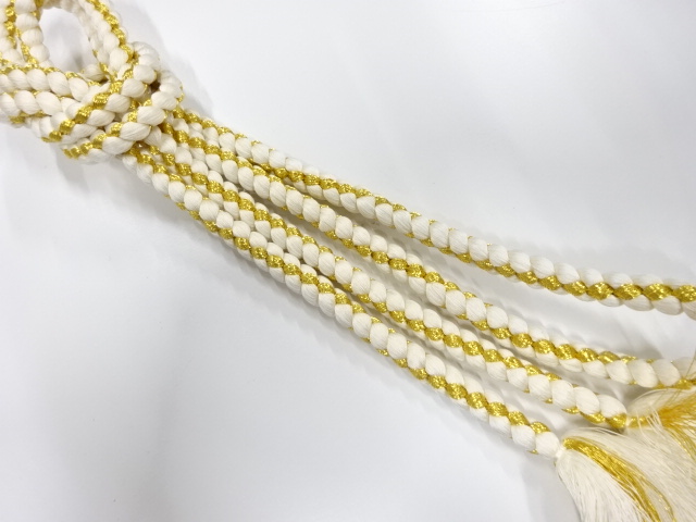 正絹　手組帯締め